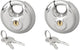 Blocca disco Proplus 70mm 2 pezzi con chiave uguale