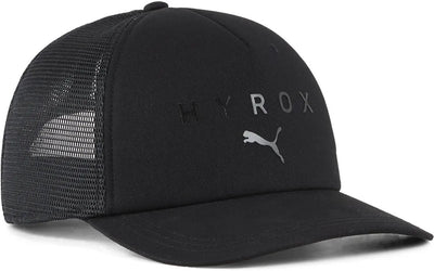 Puma x hyrox trucker cap unisex pet - black