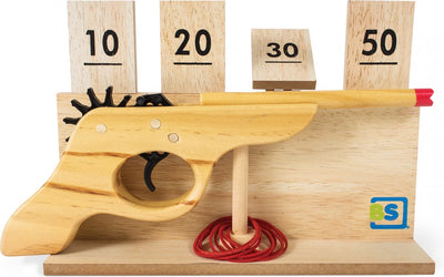 BS Toys Game di tiro in legno con Target, 14DLG.