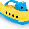 Green toys onderzeeer geel met blauw handvat -