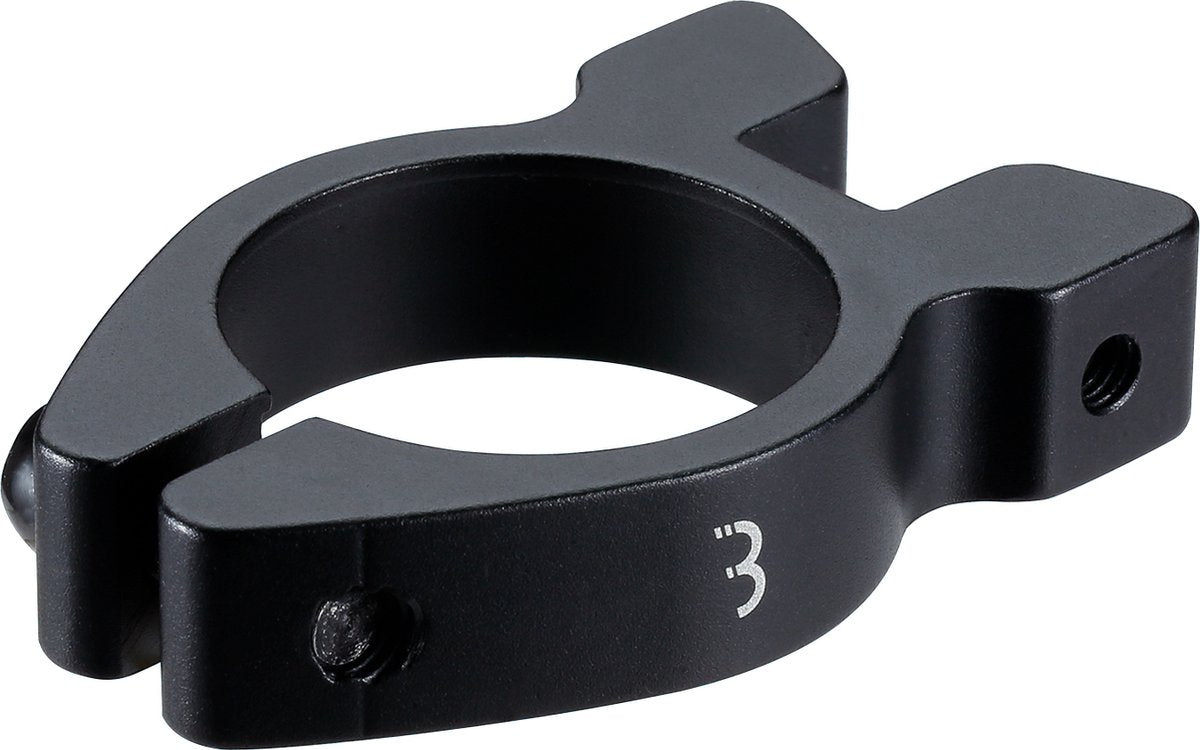 Abrazadera para tija de sillín Bbb - abrazadera para tija de sillín atornillable de aluminio - 34,9 mm - negro - bsp-99