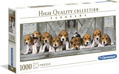 Clementoni Panorama Puzzle Beagles, 1000st.