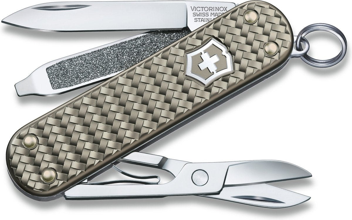 Victorinox classic precious alox zakmes - infinite grey - 5 functies