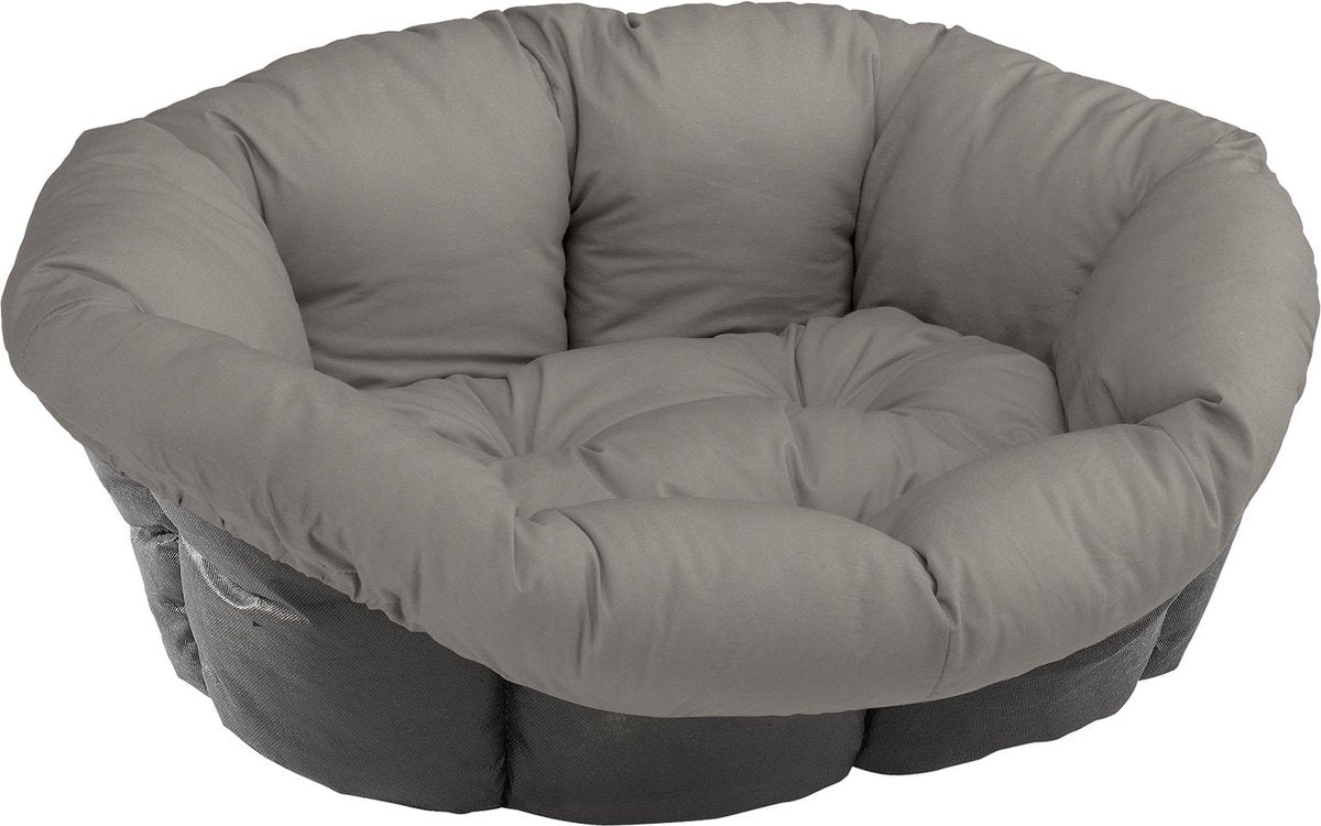 Ferplast dierenmand sofa 73 x 55 cm fluweel polyester grijs