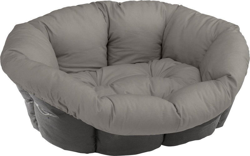 Divano cesto per animali Ferplast 73 x 55 cm velluto poliestere grigio