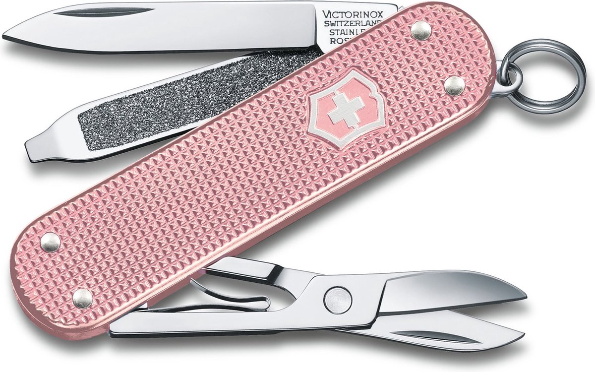 Navaja Victorinox classic alox colours - algodón de azúcar - 5 funciones
