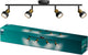 Philips led philips conduit spot - plafondspot met vier lichtpunten - zwart met goud design - gu10 led fitting