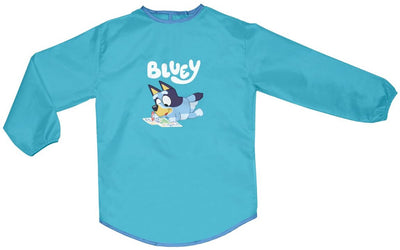 Totum bluey delantal artesanal delantal de ensuciar con mangas - dibujo pintura niño pequeño - juguetes creativos 3 - 5 años niños y niñas