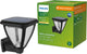 Philips led philips vapora solar wandlamp - zwart