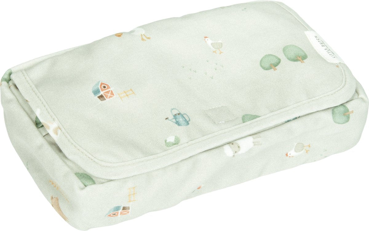 Custodia per salviette Little Dutch - verde - piccola fattoria