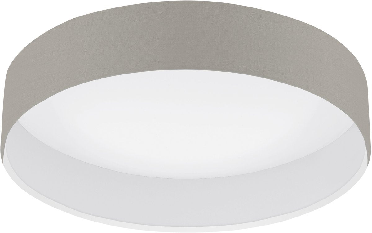 Eglo pasteri - lampada da soffitto - LED - ø32 cm - bianco - tortora