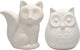 Creativ company terracotta spaarpotten 10 cm vos en uil