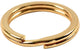 Anillo partido Vivi Gade, d 15 mm, chapado en oro, 15 piezas 1 caja