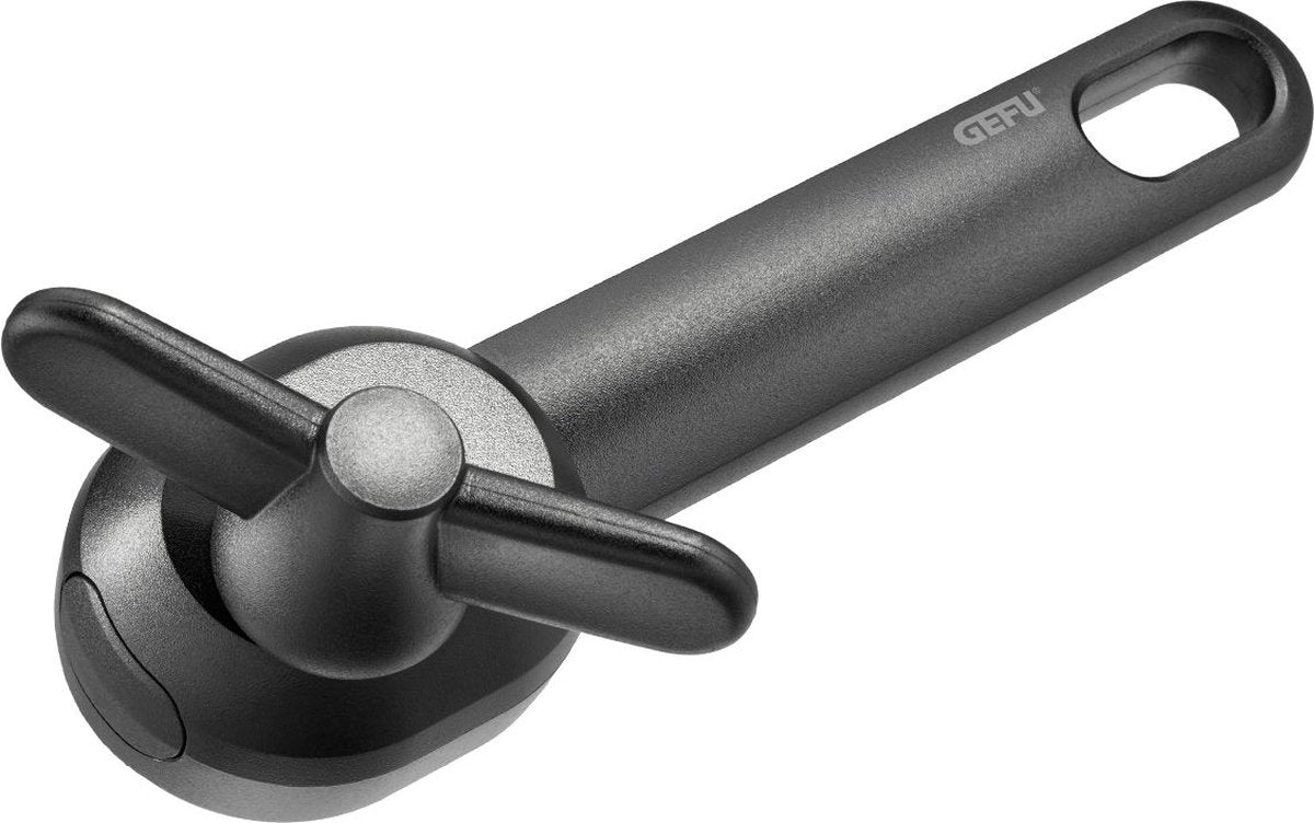 Apriscatole Gefu ontop – apertura sicura e senza sbavature – per destrimani e mancini – design ergonomico