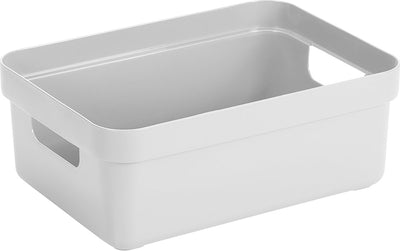 Sunware - sigma home caja de almacenamiento 9l blanco - 35 x 24,6 x 12,2 cm