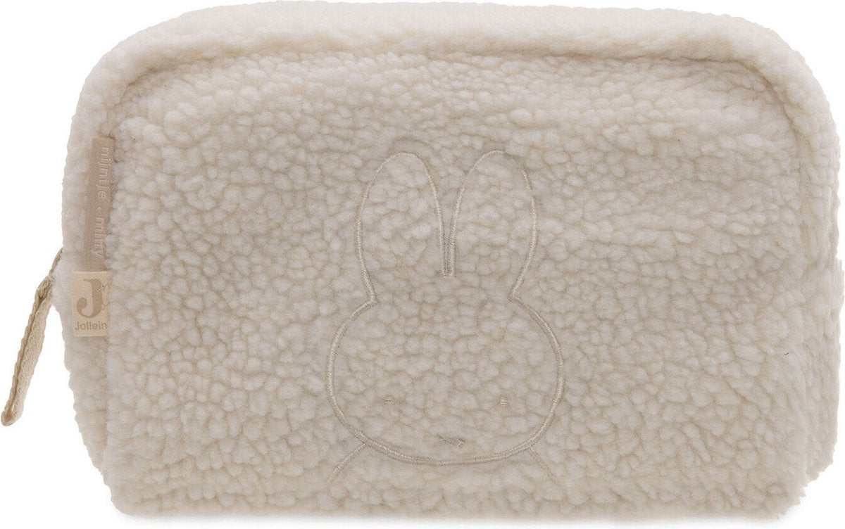 Jollein x Miffy - estuche para lápices de bebé - teddy miffy avena