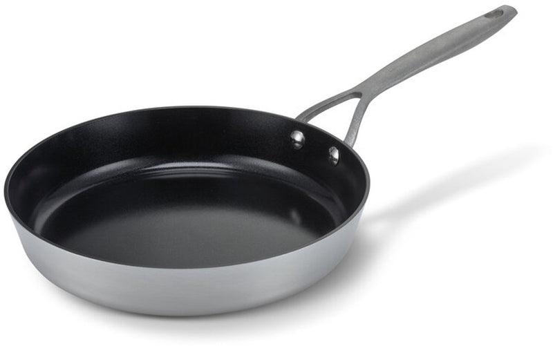 Brabantia sartén al atardecer ø 24cm - 100% libre de pfas - revestimiento antiadherente cerámico - sartén de inducción - apta para lavavajillas y horno - gris