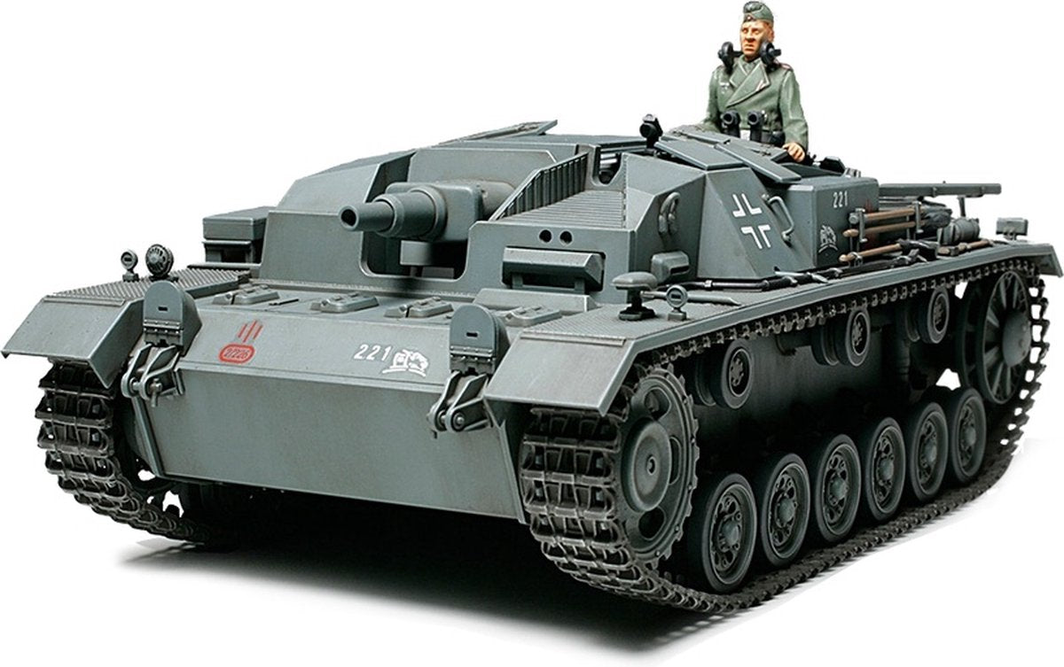 Maqueta de coche Tamiya - 35281 sd.kfz. 142 sturmgeschutz III ausf. b plástico - 1:35 - modelismo