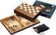 Philos schaak dam backgammon kassette veld 30 mm, koningshoogte 48 mm