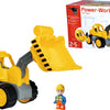 Big Power Worker Midi Wheel Carger Shovel con figura