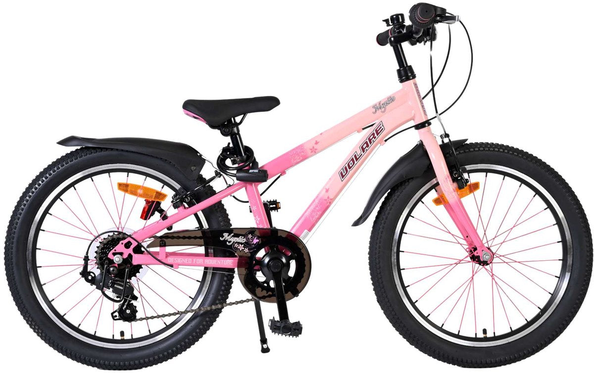 Bicicleta infantil Volare mystic - 20 pulgadas - rosa - 7 velocidades