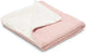 Coperta per lettino lavorata a maglia Little Dutch - pile - rosa - Essentials