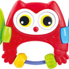 Gioca a Peekaboo Owl Rattle Red