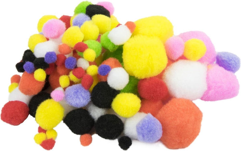 Pompones de color, 100.