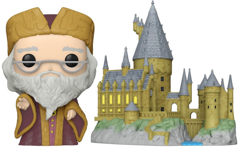 ¡Funko pop! - harry potter: ciudad - Dumbledore con Hogwarts