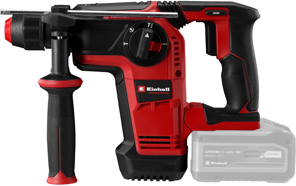 Taladro percutor inalámbrico profesional Einhell TP-HD 18 26 Li BL Solo - Power