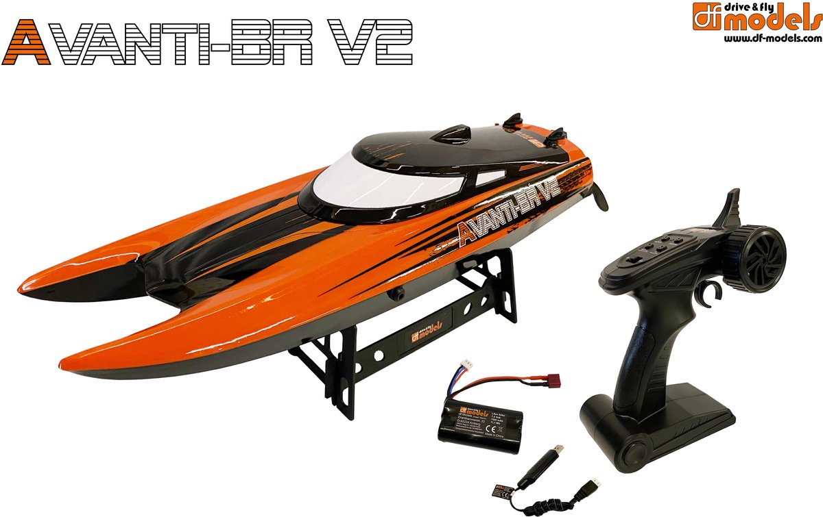 Df-modelli avanti br v2 rennboot spazzolato pronto per l'uso (rtr)
