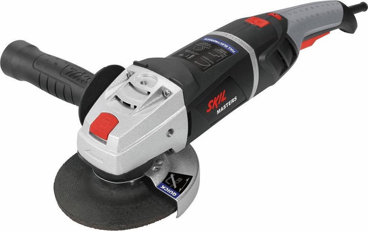 Amoladora angular skil 125 mm - 1300w - muela - rectificadora - incluye bolsa, mango lateral, bridas protectoras - con sistema clic - amoladoras angulares - 9412 ma