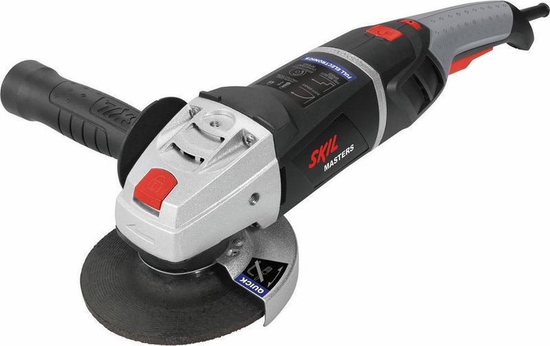 Smerigliatrice angolare Skil 125 mm - 1300w - mola - rettificatrice - inclusa borsa, impugnatura laterale, flange coperchio protettivo - con sistema clic - smerigliatrice angolare - 9412 ma