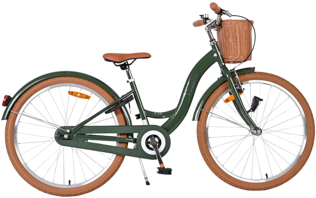 Bicicleta infantil Volare ashley - niña - 24 pulgadas - verde