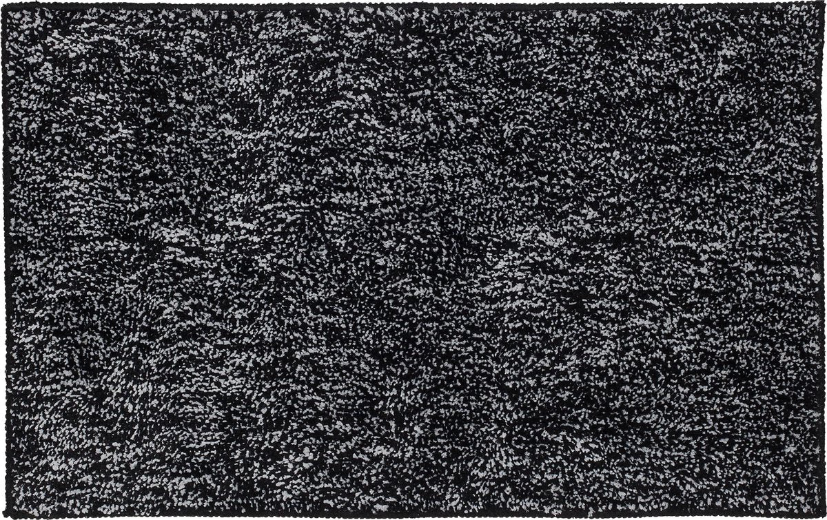 Sealskin speckles badmat 50x80 cm - 100% gerecycled polyester - zwart