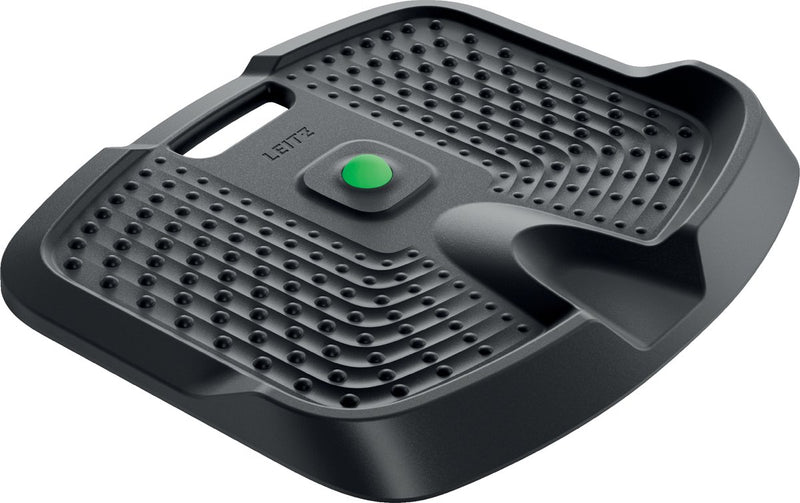 Leitz ergo actieve antivermoeidheidsmat - ergonomische sta-mat - voor sta-bureau met massagezones en massagebal - zwart
