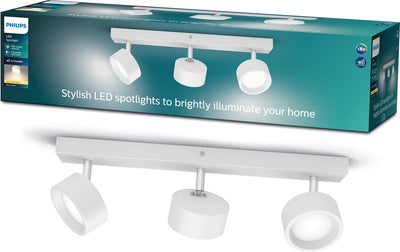 Philips LED Philips Bracia Bar bianco 27k 3x5,5w 27k