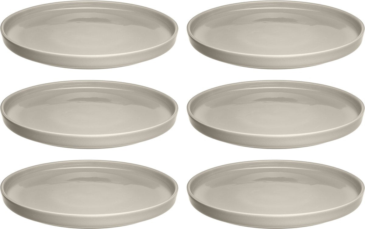 Leonardo roma plate 22cm beige - set 6