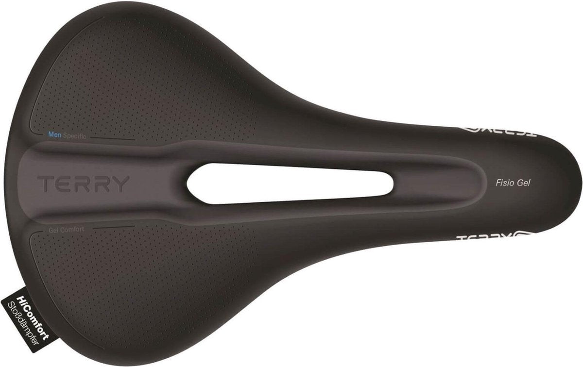 Terry Saddle Fisio Flex Gel Men Black