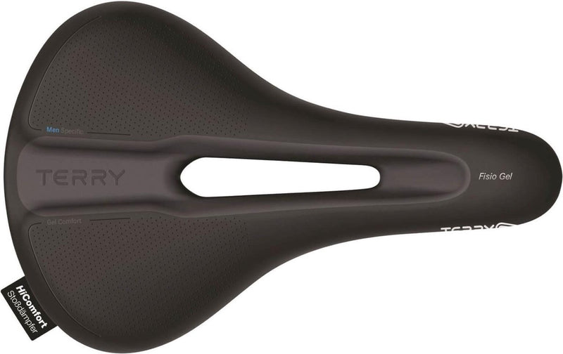 Terry Saddle Fisio Flex Gel uomini neri