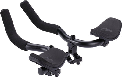 Bbb cycling aerobar racing bike - aluminum recline handlebar - adjustable aerobar with armrest - time trial handlebar - triathlon handlebar - compatible with 22.2, 25.4 or 31.8mm bicycle handlebar - aerocomfort bhb-59