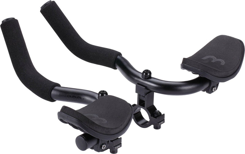 Bicicleta de carreras aerobar ciclismo bbb - manillar reclinable de aluminio - manillar aerobar ajustable con reposabrazos - manillar contrarreloj - manillar triatlón - compatible con manillar de bicicleta de 22,2, 25,4 o 31,8 mm - aerocomfort bhb-59