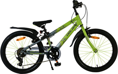 Volare Rocky Children's Bicycle de 20 pulgadas 7 Velocidad de gris verde
