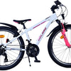 Volare xc race kinderfiets - 24 inch - wit roze - 21 speed