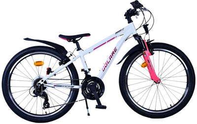 Vlatare XC Race Children's Bike per 24 pollici 21 velocità rosa bianco