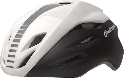 Polisport helm Aero Road mat wit glans wit grijs L 58-61cm