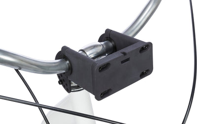 Porta di trixie per cesto in bicicletta dello sterzo nero