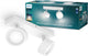 Philips led philips bracia bar wit 27k 2x5.5w 27k