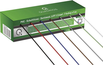 Quadrios 19011ca090 cable lify 1 x 1,50 mm² azul, marrón, gris, rojo, negro, blanco, amarillo-verde 35 m