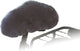 Wilex wilex silldle cubierta de piel de oveja gris oscuro